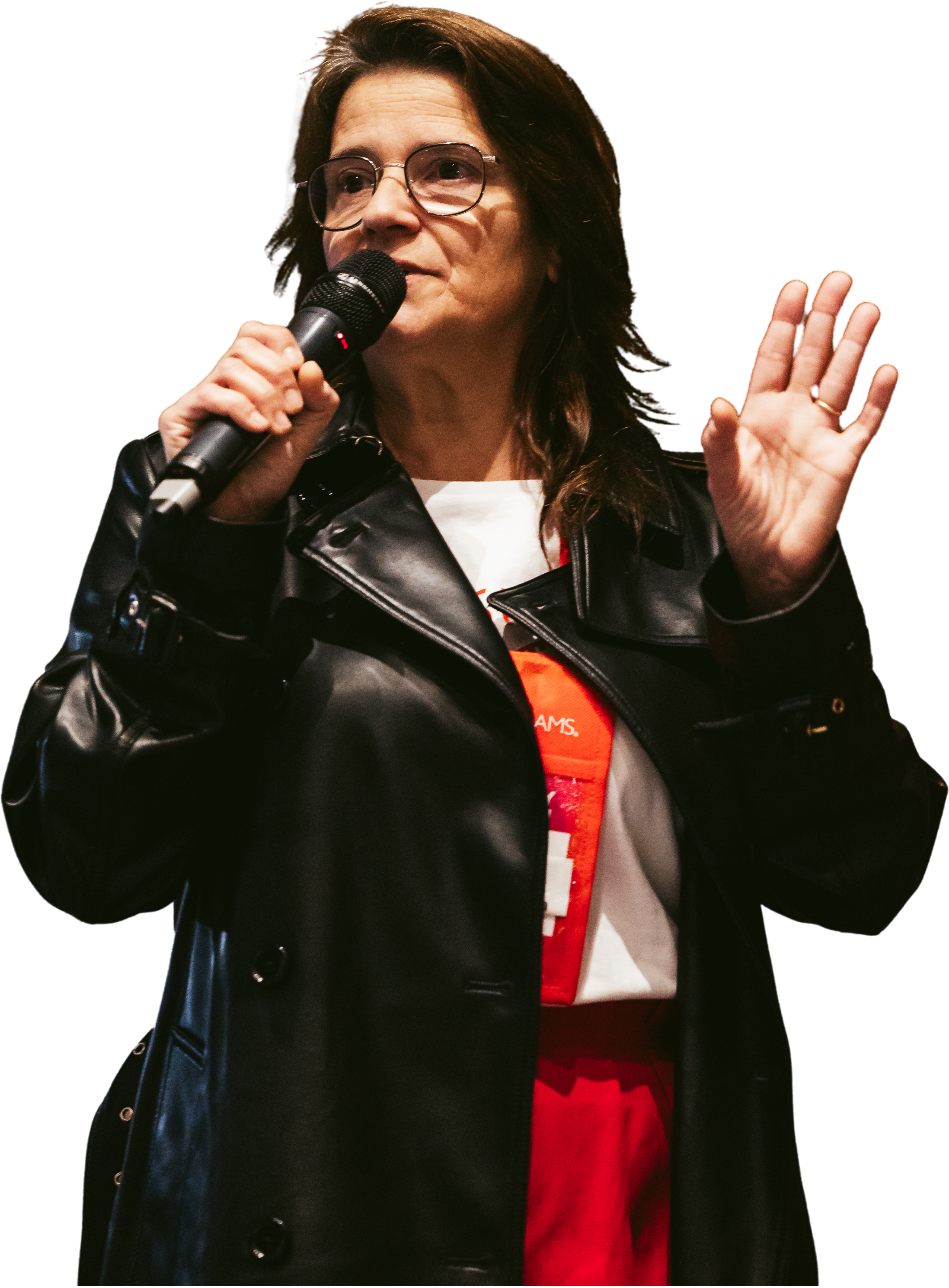 Renata Sofia — formadora do Foundations, a falar ao vivo